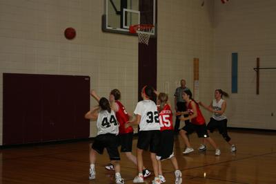 Seventh grade basketball game