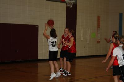 Seventh grade basketball game