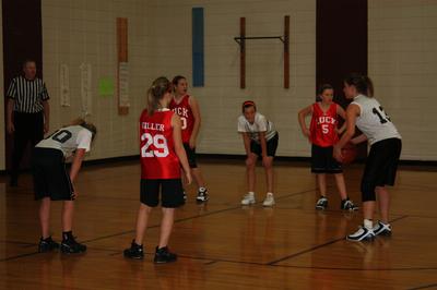 Seventh grade basketball game