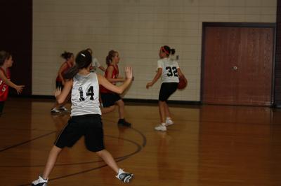 Seventh grade basketball game