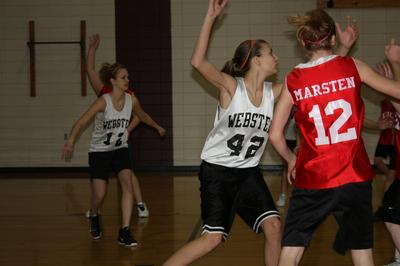 Eighth grade basketball game