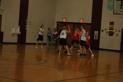 Eighth grade basketball game