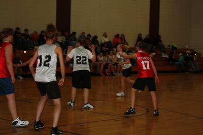 Eighth grade basketball game