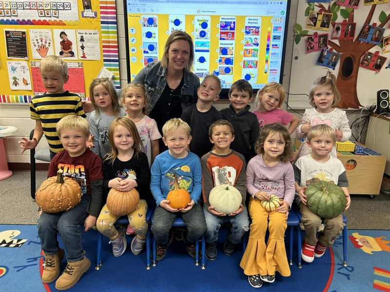 Mrs. Nagel with Tiny Tigers