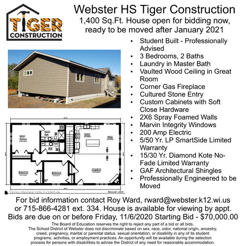 Tiger House Bidding Instructions