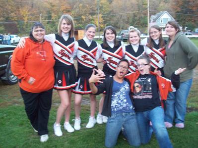 Football Cheerleaders