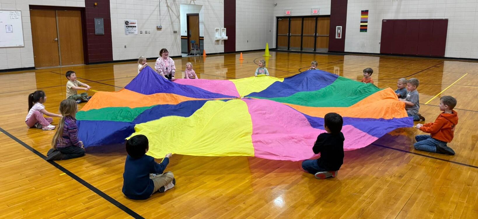 Mrs. Merkt with Tiny Tigers