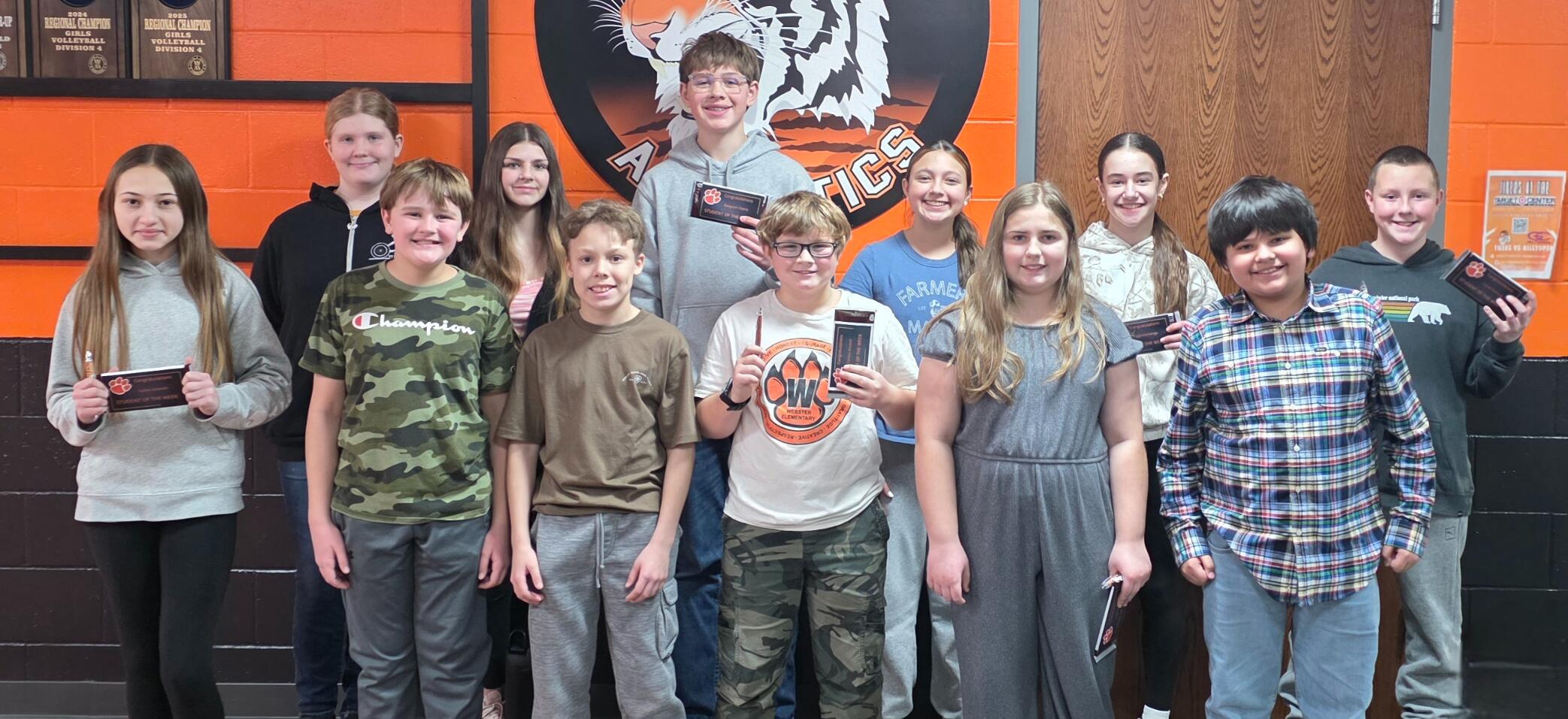 Middle School Students of the Week