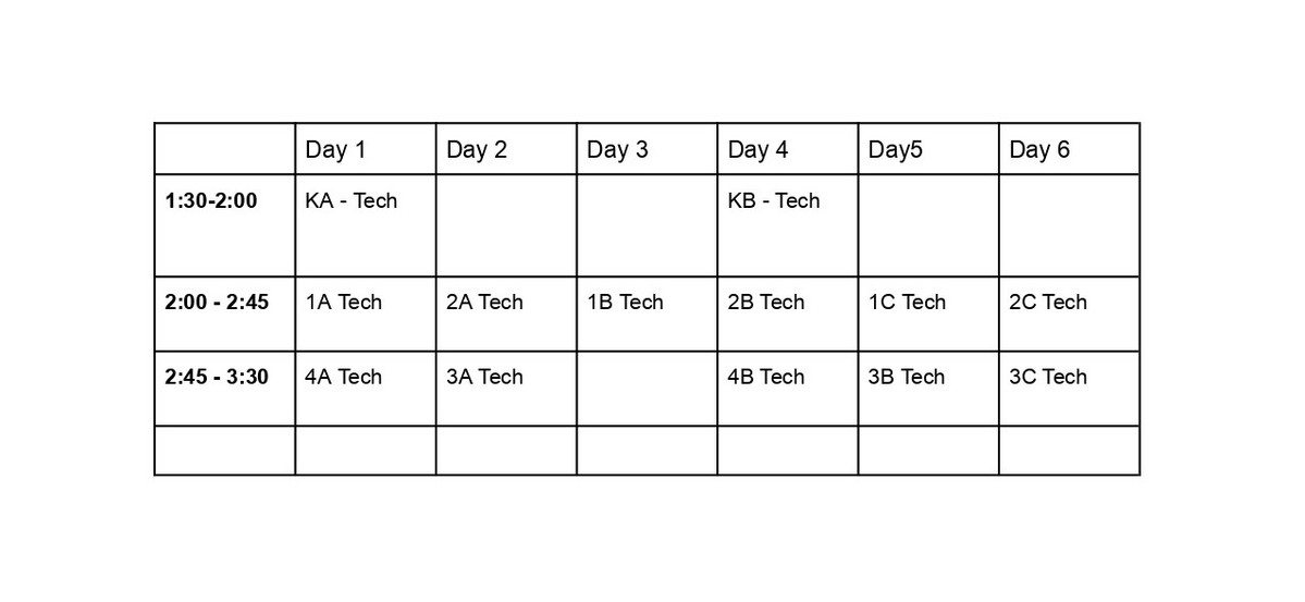 Computer Schedule